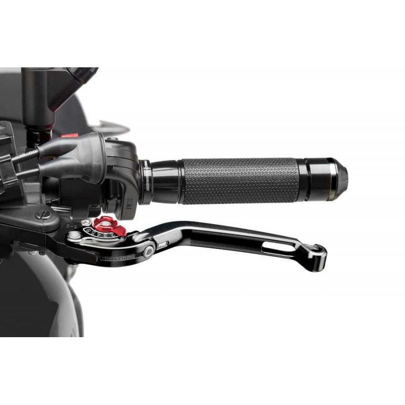 Puig foldable clutch lever 2.0 black selector red