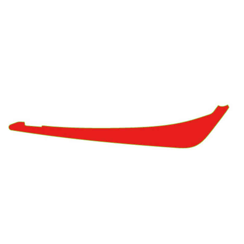 RH tail fairing strip decal RED