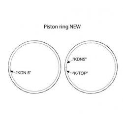 Piston ring new version