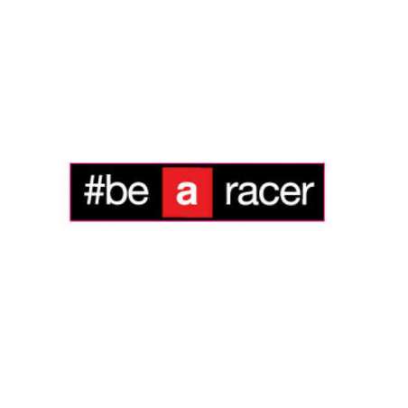 Front mudguard decal "be a racer"