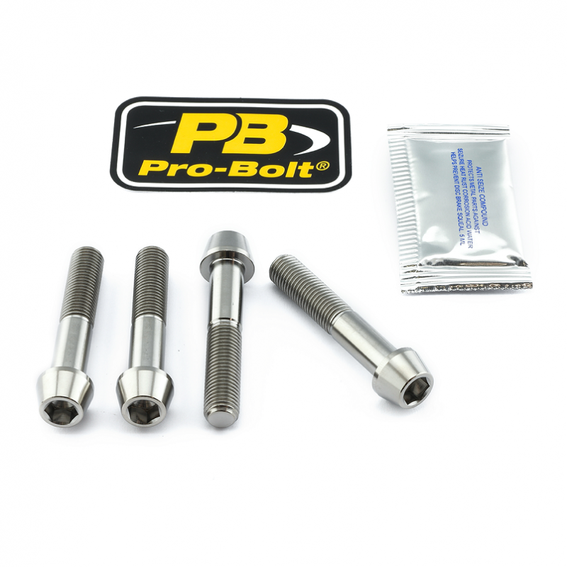 Titanium Front Brake Caliper Mount Bolt Kit