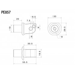 Rizoma peg mounting kit Passenger