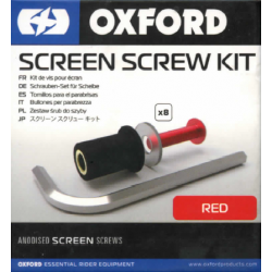 Oxford SCREEN SCREWS RED