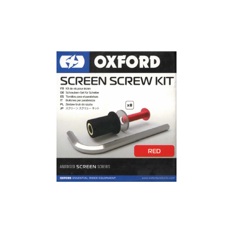 Oxford SCREEN SCREWS RED