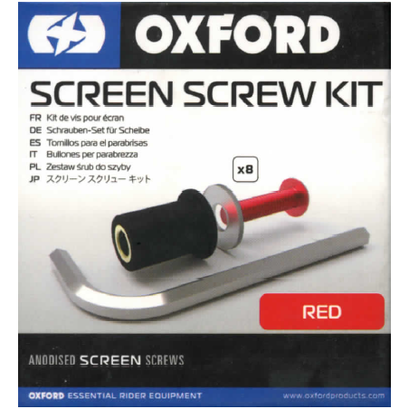 Oxford SCREEN SCREWS RED