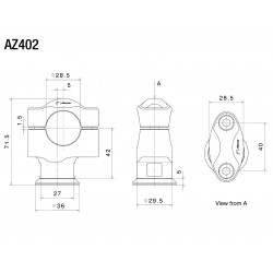 RIZOMA Riser Kit BLACK