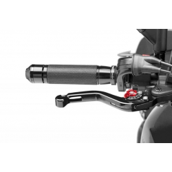Short brake lever 16 black selector red