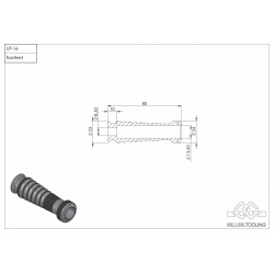 GILLES Footrest Kit Black