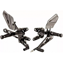 GILLES VCR38GT Adjustable Rearset BLACK