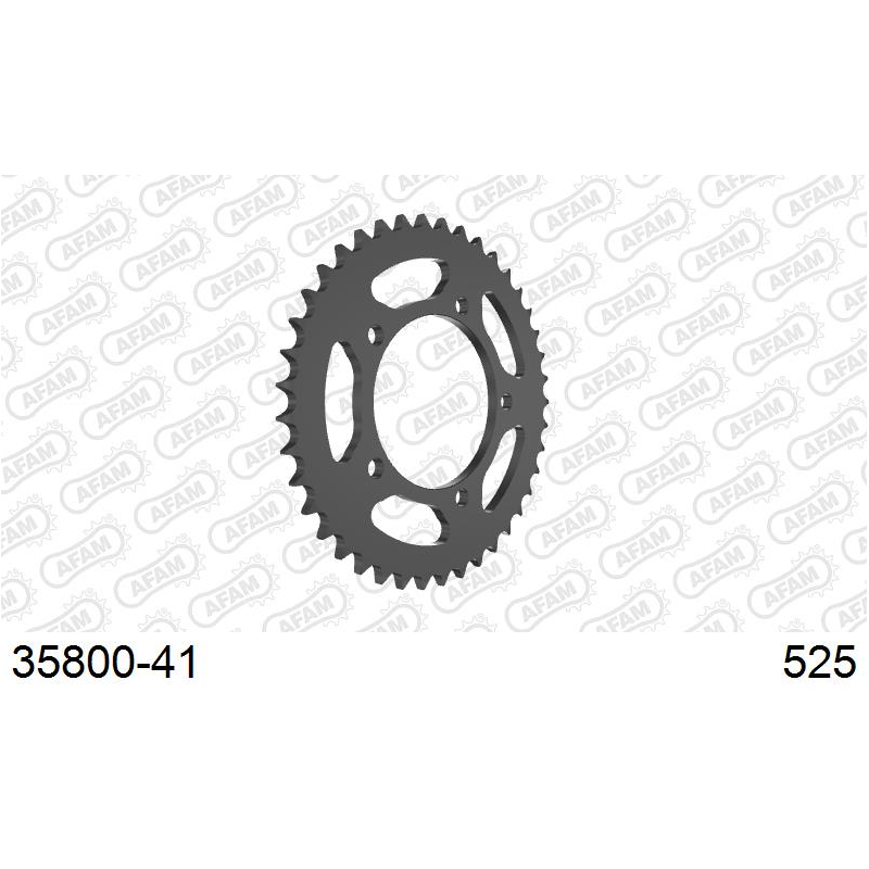Afam Rear Sprocket Steel 525 41T