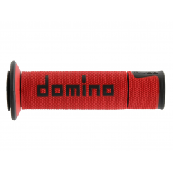 DOMINO GRIPS A450 PAIR RED/BLACK