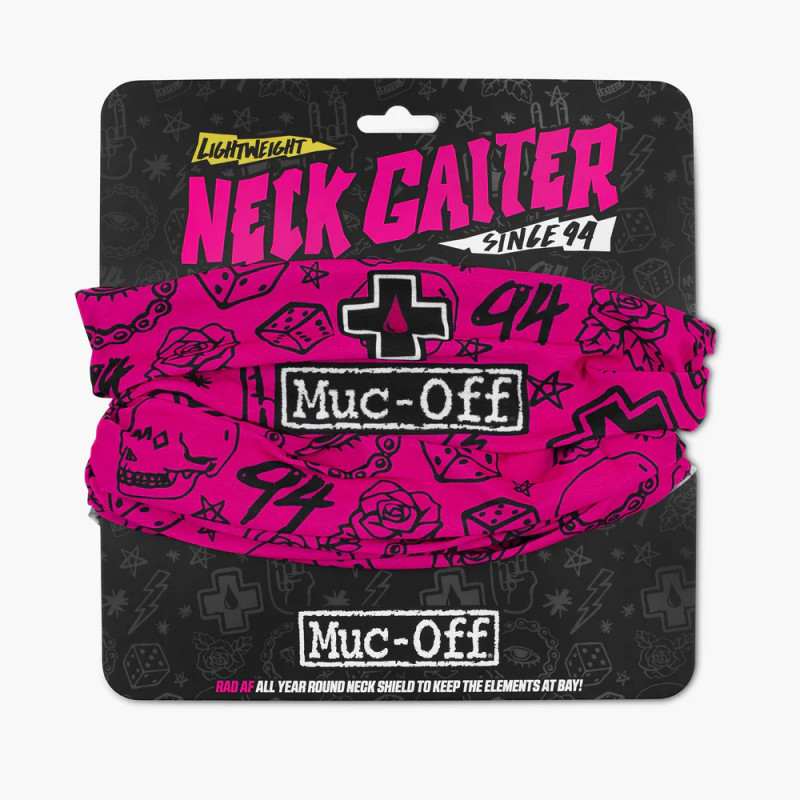MUC-OFF Lightweight Neck Gaiter - Pink Punk