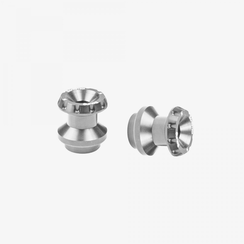 BONAMICI Aluminum swing arms spools classic 6 mm - SILVER