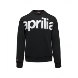 APRILIA CREWNECK SWEATSHIRT BLACK