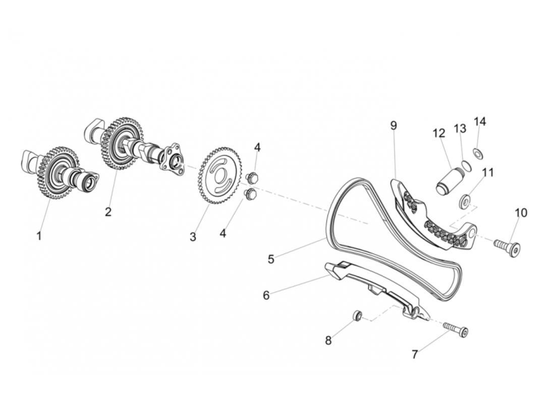 Front cylinder timing system